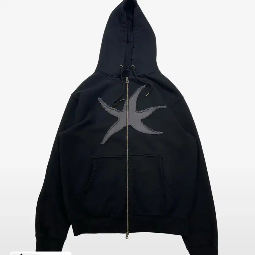 [BUNJANG] The Coldest Moment Starfish Hoodie Zip-Up / 더콜디스트모먼트 후드집업 불가사리