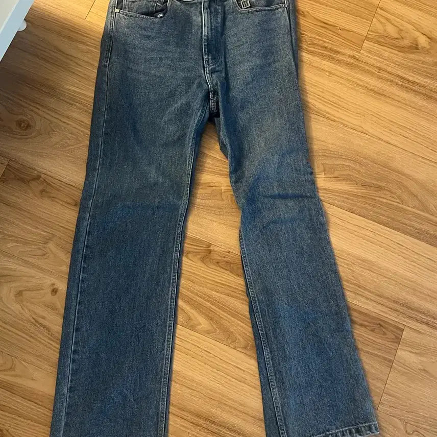 [BUNJANG] Wooyoungmi Long Straight Denim Pants Size 48 / 우영미 롱스트데님 48사이즈