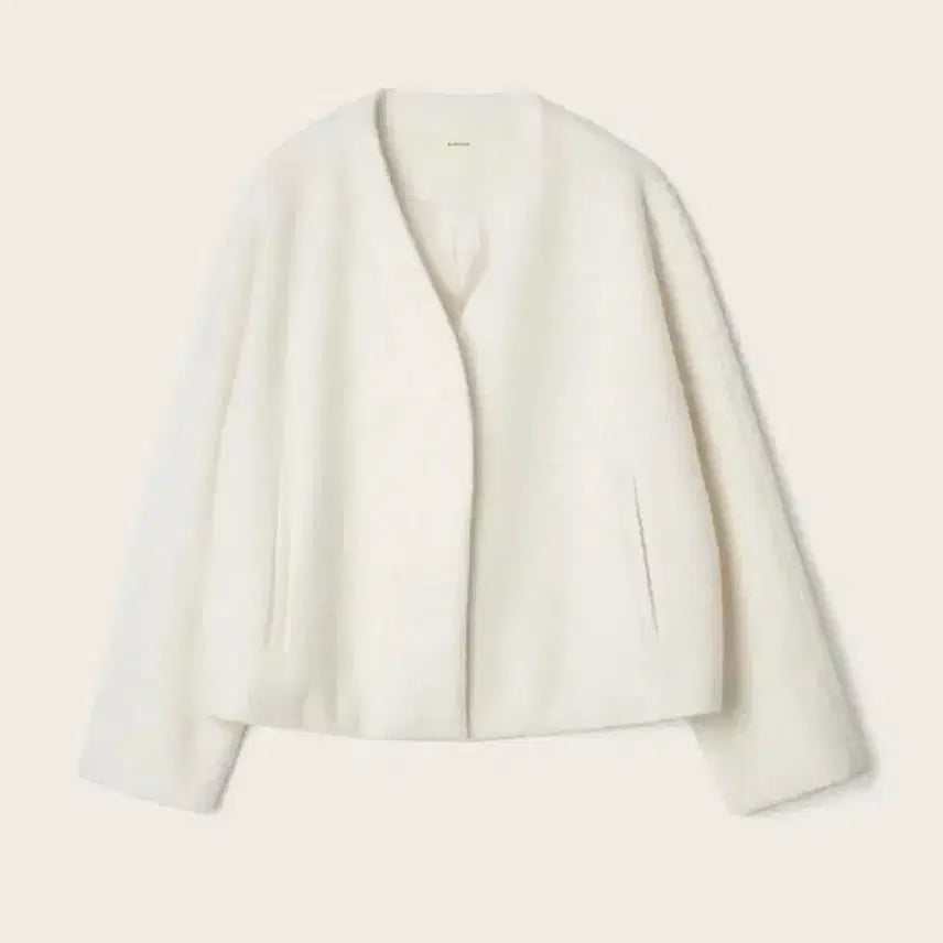 [BUNJANG] Founders Joy Gryson Architect Alpaca Cardigan Jacket Ivory / 아키텍트 알파카 커드자켓 아이보리 / 파운더스 조이그라이슨