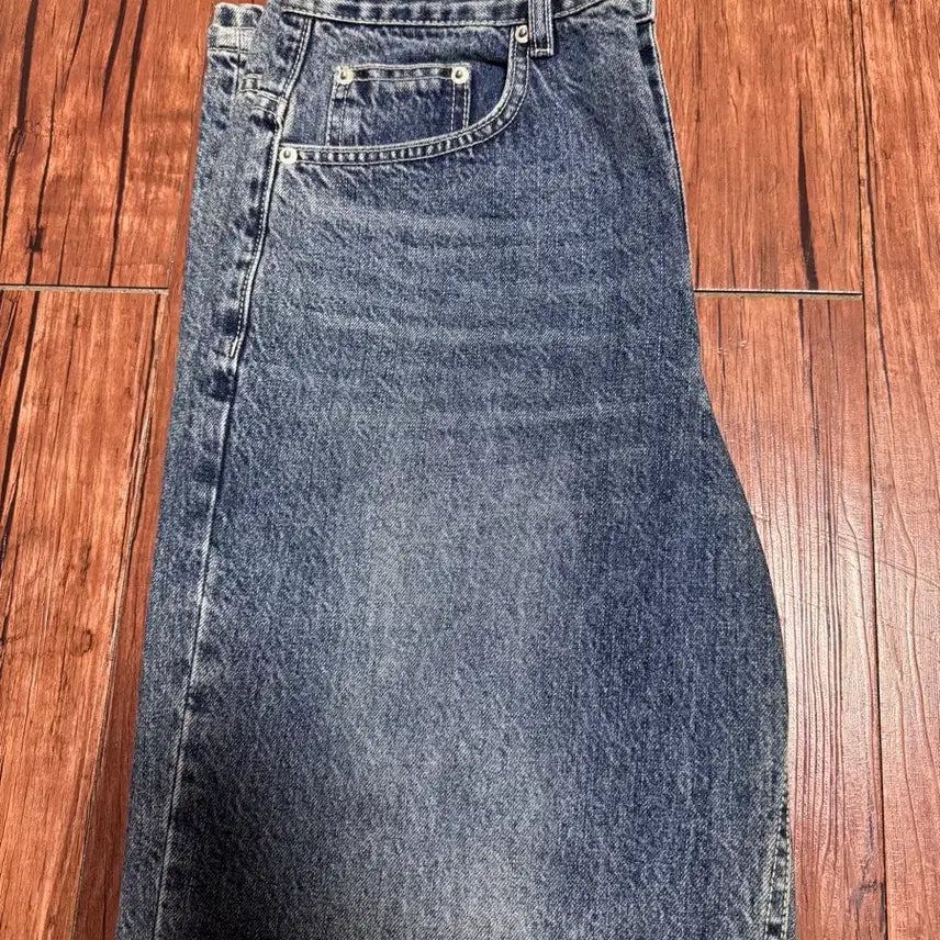 [BUNJANG] Modified Wide Denim Pants / 새제품) 모디파이드 와이드데님 M