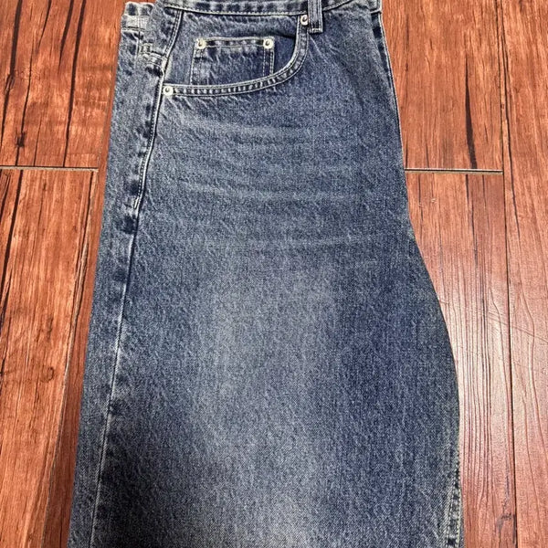 [BUNJANG] Modified Wide Denim Pants / 새제품) 모디파이드 와이드데님 M