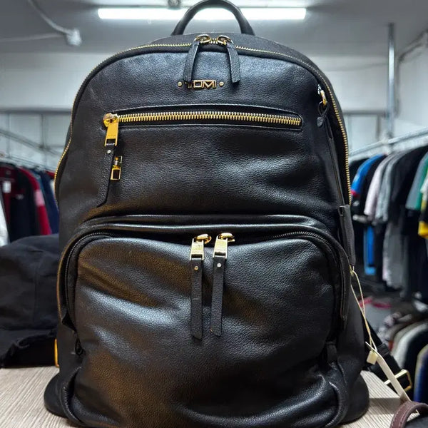 [BUNJANG] Tumi Backpack Black Gold Hardware / 투미 백팩 블랙 금장