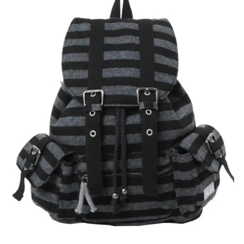 [BUNJANG] NewJeans Tens Dance Paheesum Wool Stripe Backpack / 텐스댄스 파히섬 울 스트라이프 백팩 뉴진스 가방