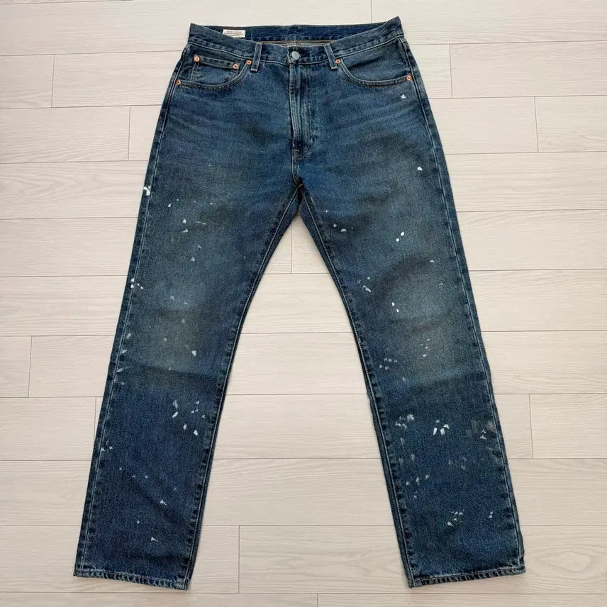 [BUNJANG] Levi's 551 Z Denim Pants Paint Splatter Wash 32 / 리바이스 551 z 데님 팬츠 페인트 스플래터 워싱 32