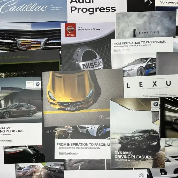 [BUNJANG] Automotive Show Catalogs Bundle (2011-2017) / 자동차 카탈로그 판매합니다.