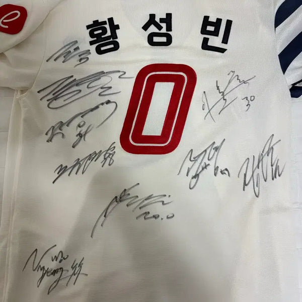 [BUNJANG] Lotte Giants Hwang Sung-bin Professional Baseball Uniform (Size 105) / 롯데 자이언츠 프로페셔널 유니폼