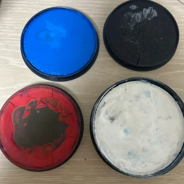 [BUNJANG] Art Mask Face Painting Paint - Black, White, Blue, Red / 페이스 페인팅 물감 검정/흰색/파랑/빨강 (아트마스크 물감)