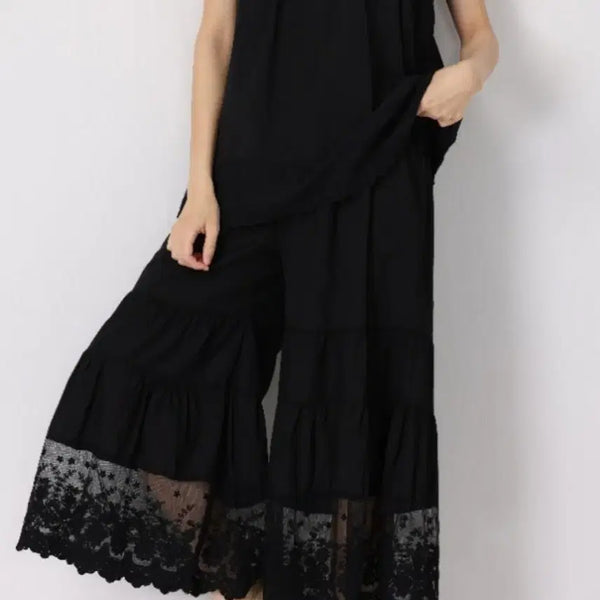 [BUNJANG] White Lace Ruffle Pettipants / 레이스 캉캉 속바지