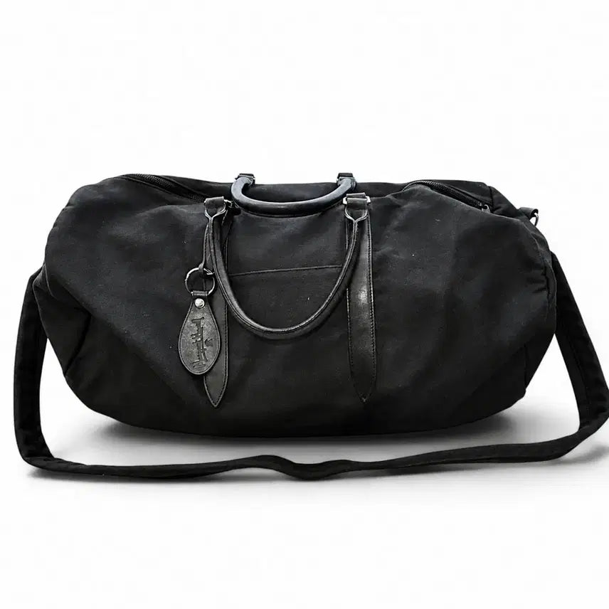 [BUNJANG] Margaret Howell Canvas Leather Boston Bag / 마가렛 호웰 캔버스 가죽 보스톤백
