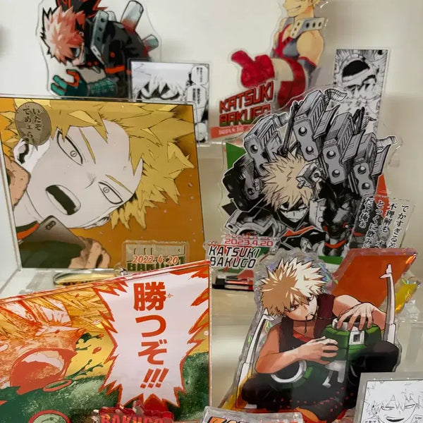 [BUNJANG] My Hero Academia Katsuki Bakugo Birthday Diorama Acrylic Set / 히로아카 바쿠고 생일 디오라마 아크릴 6개 일괄(2020 2021 2022 2023 2024 2025)
