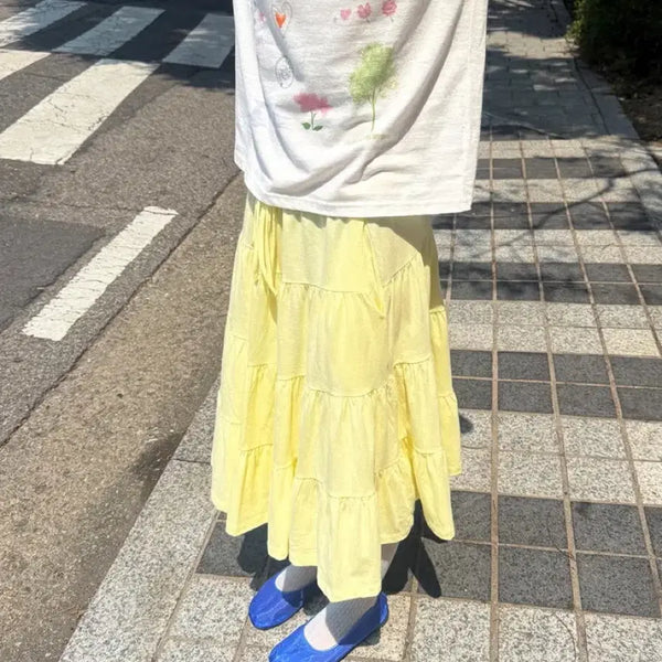 [BUNJANG] Pesto Shirring Skirt / Pesto 셔링스커트