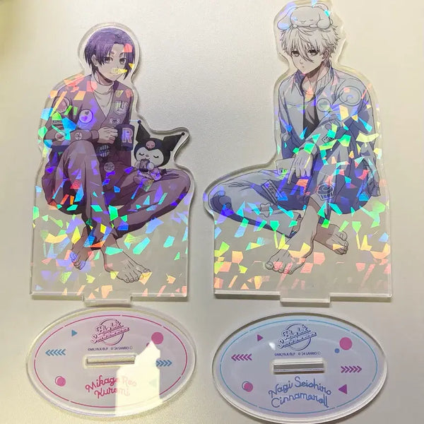 [BUNJANG] Blue Lock Nagi & Reo Sanrio Hologram Acrylic Standee Bundle Set / 일괄) 블루록 나기 레오 산리오 홀로그램 아크릴 아크릴스탠드