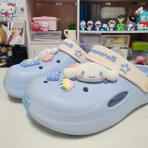 [BUNJANG] Sanrio Cinnamoroll Light Blue Mules - Size 250 / (새상품 정품)시나모롤 라이트 블루 뮬 250