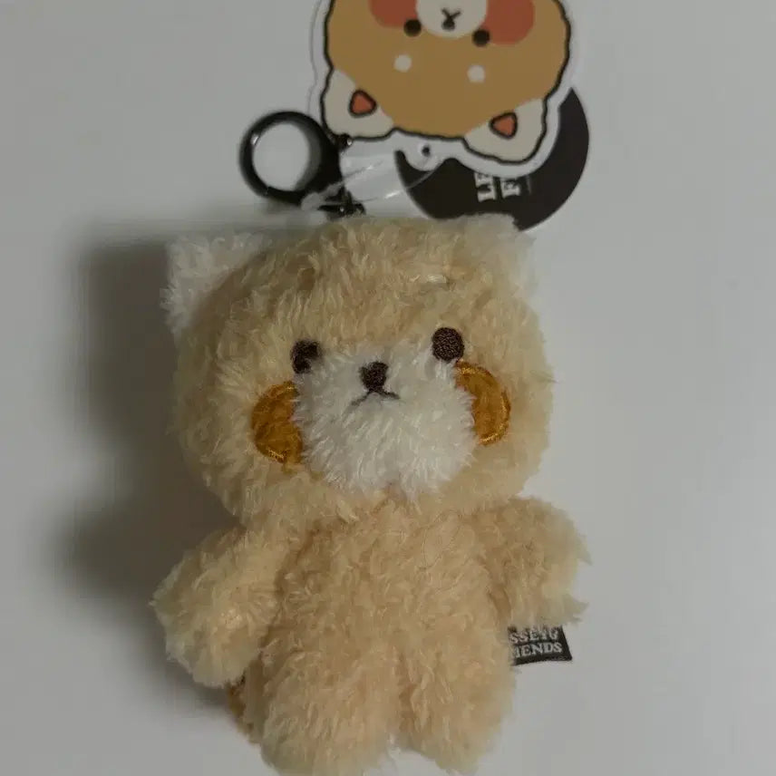 [BUNJANG] Everland Resi & Friends Red Panda Plush Keychain / 에버랜드 레시앤프렌즈 레서판다 인형키링