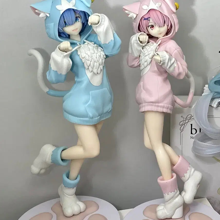 [BUNJANG] Re:Zero Rem & Ram SEGA Stellar Figure Bundle Set / 리제로 렘 람 SEGA Stellar 피규어 일괄