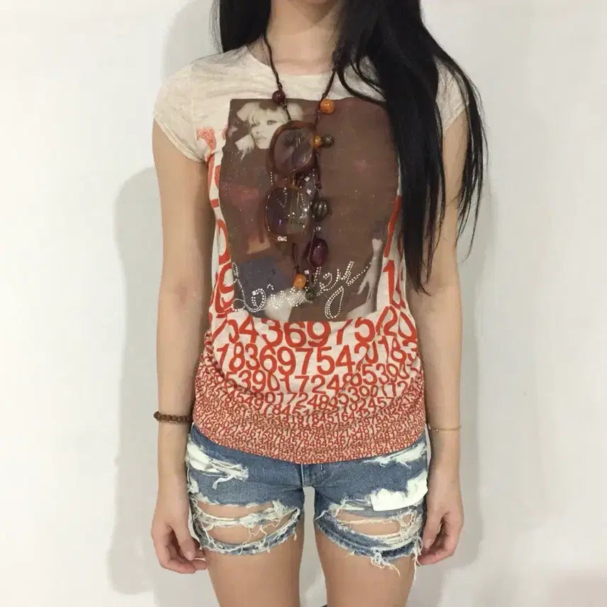[BUNJANG] Rady Garu Punk Destroyed Denim Hotpants / Rady 라디 갸루 펑크 디스트로이드 데님 핫팬츠