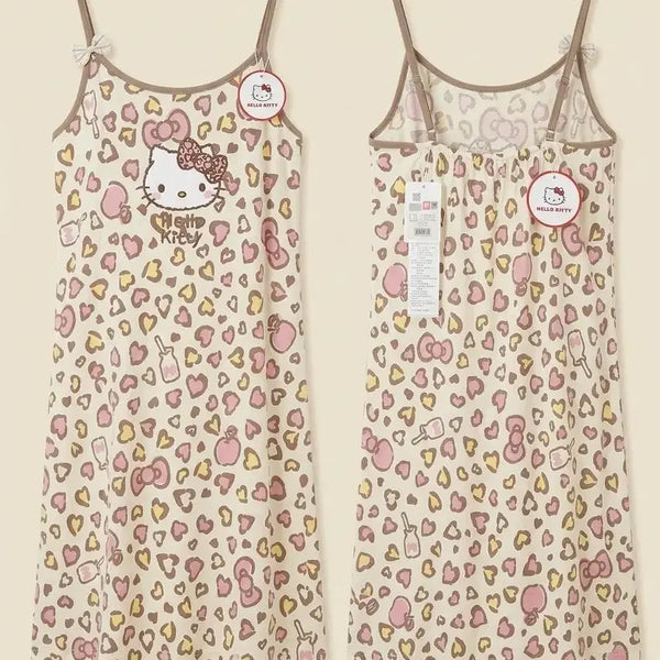 [BUNJANG] Hello Kitty Leopard Pattern Pajamas / (새상품)헬로키티 잠옷