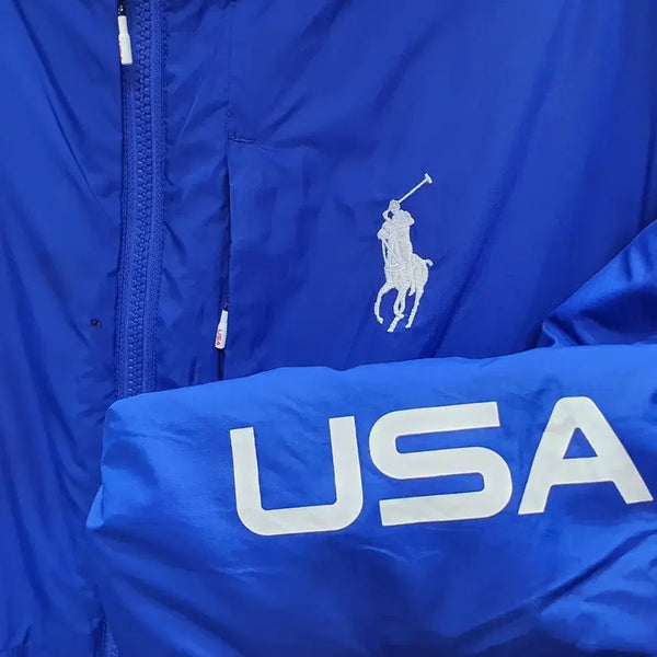 [BUNJANG] Polo Ralph Lauren 2022 Olympics USA Down Jacket XL / (선수단지급용) 2022 올림픽 폴로 랄프로렌 USA 다운자켓 XL (가로64 세로77)
