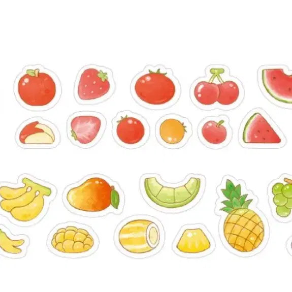 [BUNJANG] Fruit Kiss Cut Sticker / 과일 키스컷