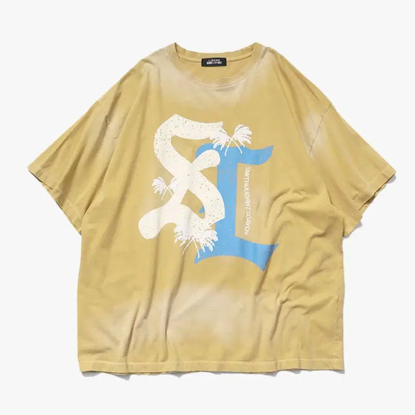 [BUNJANG] WIND AND SEA x LIBERE Faded Logo T-Shirt / WIND AND SEA X LIBERE 페이드 로고 티셔츠