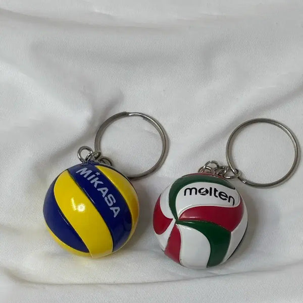 [BUNJANG] Molten Mikasa Haikyuu!! Volleyball Ball Keychain Bundle Set / 몰텐 미카사 하이큐 배구공 키링 일괄