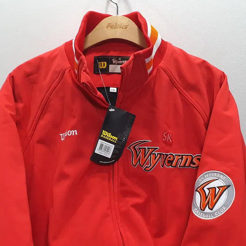 [BUNJANG] Wilson SK Wyverns Baseball Jacket 2XL / (새상품) 윌슨 sk와이번스 자켓 2XL