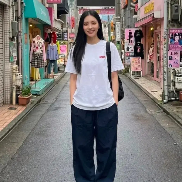 [BUNJANG] Supreme Small Box Logo T-Shirt White SS26 / 크빠배/새제품)슈프림 스몰 박스 로고 반팔티 화이트 - 26SS