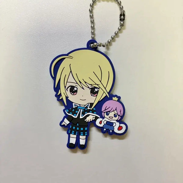 [BUNJANG] Shugo Chara! Rima Tada Se Lucky Star Prince Keychain Gacha Rubber Strap / 캐릭캐릭체인지 루이 타다세 러버스트랩 키세키 프린스 키링 가챠