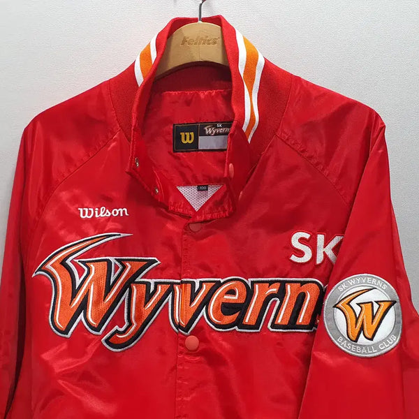 [BUNJANG] Wilson SK Wyverns Baseball Jacket (Size 100/105) / 윌슨 SK와이번스 자켓 100사이즈 (105정도)