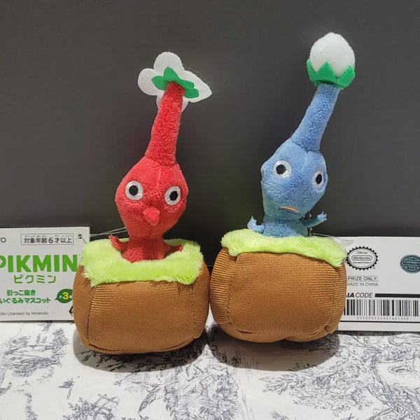 [BUNJANG] Pikmin Red & Blue Pikmin Plush Doll Set / 피크민 타이토 인형 2종