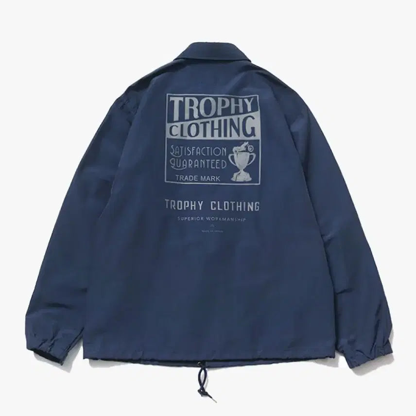 [BUNJANG] Trophy Clothing Box Logo Warm-Up Jacket / 트로피클로딩 박스로고 웜업자켓