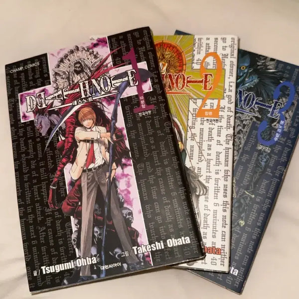 [BUNJANG] Death Note Volumes 1-3 Manga / 데스노트 1~3권