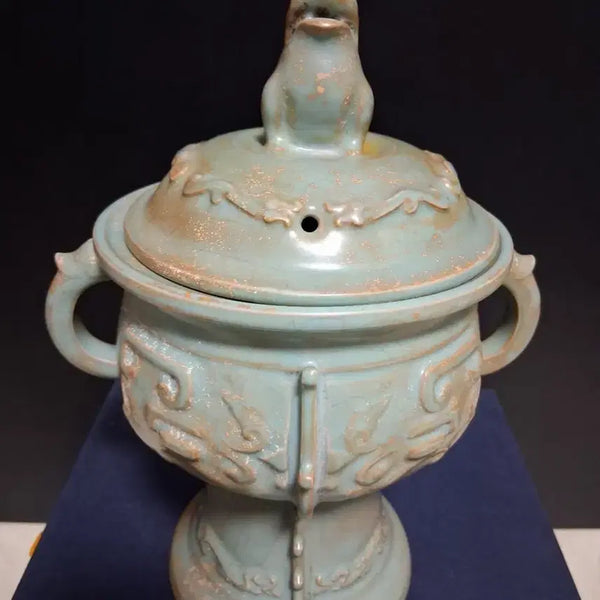 [BUNJANG] Song Dynasty Yaozhou Celadon Incense Box / 송대 여요 향합