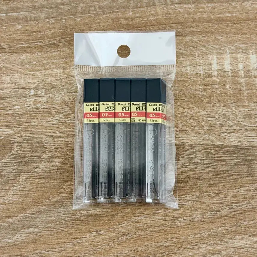 [BUNJANG] Pentel Hi-Polymer Super 0.5mm Mechanical Pencil Lead Refills / 펜텔 하이폴리머 슈퍼 0.5 샤프심