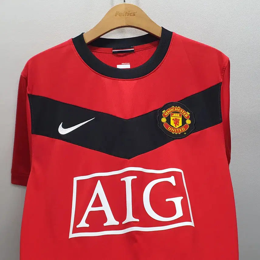 [BUNJANG] Manchester United 09/10 Home Jersey Size 95 / 09 10 맨유 홈 유니폼 95사이즈 (가로53 세로74)