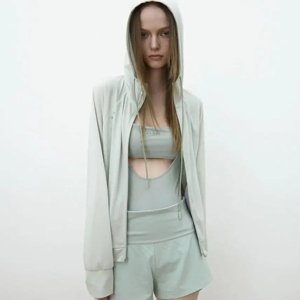 [BUNJANG] Oh!us i:e Gel Hoodie Mint Size 2 / 오호스 i:e Gel Hoodie 02 / Mint 2사이즈