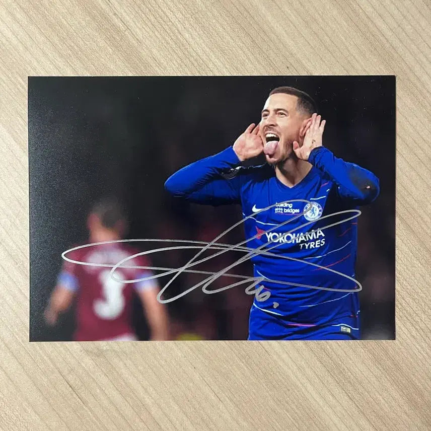 [BUNJANG] Eden Hazard Signed Chelsea Jersey / 첼시 아자르 싸인 (인증가능)