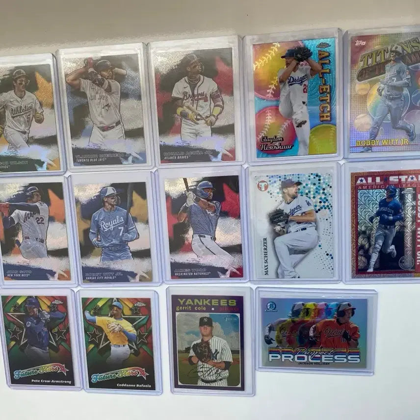 [BUNJANG] MLB Insert Cards + Sapphire Cards Bundle Set / MLB 인서트 카드+사파이어 카드 랏 일괄