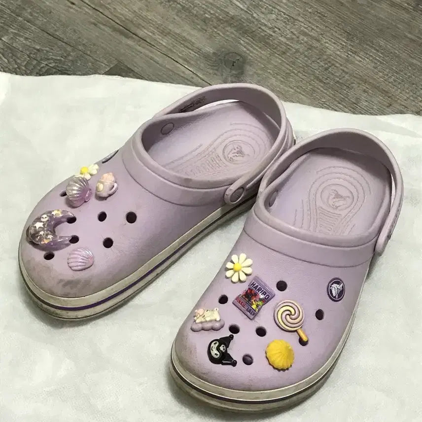 [BUNJANG] Crocs Lavender Clog Shoes (240) / 크록스 라벤더컬러 240