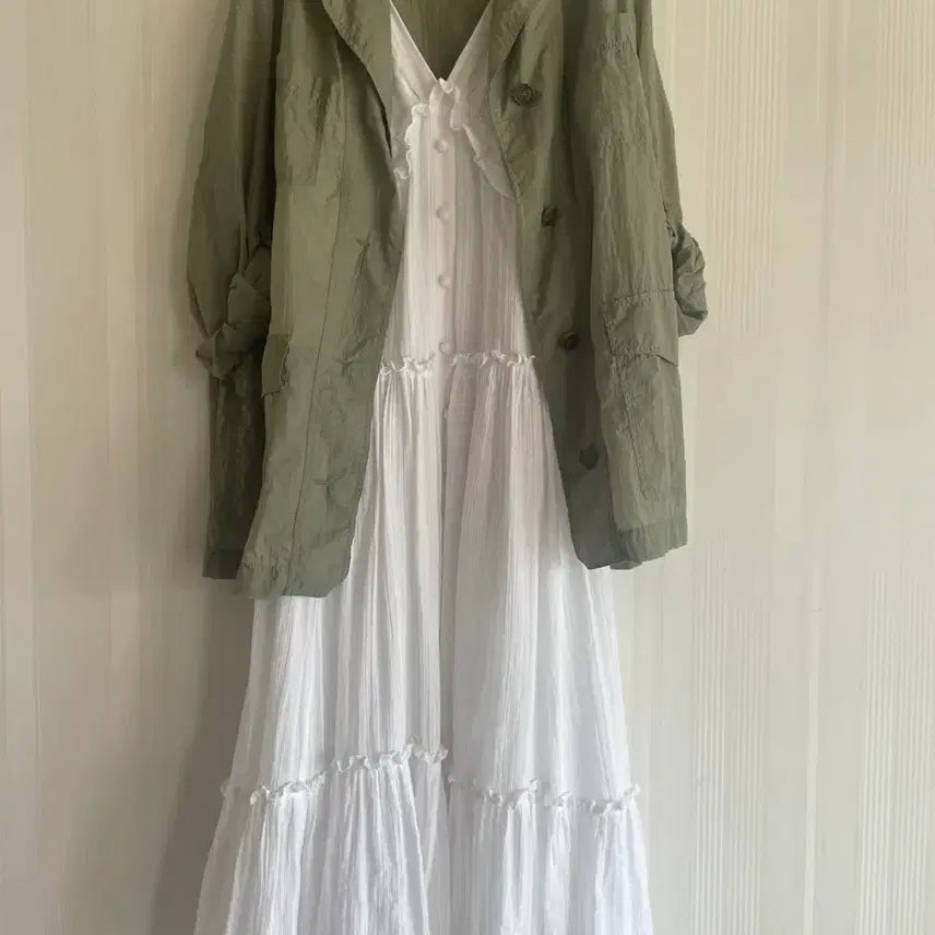 [BUNJANG] CC Collect White Long Dress / CC컬랙트 원피스