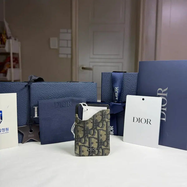 [BUNJANG] Dior Oblique Saddle Magnetic Card Holder Wallet / [24SS,풀구성/한명감]디올 오블리크 새들 마그네틱 맥세이프 카드 홀더 지갑
