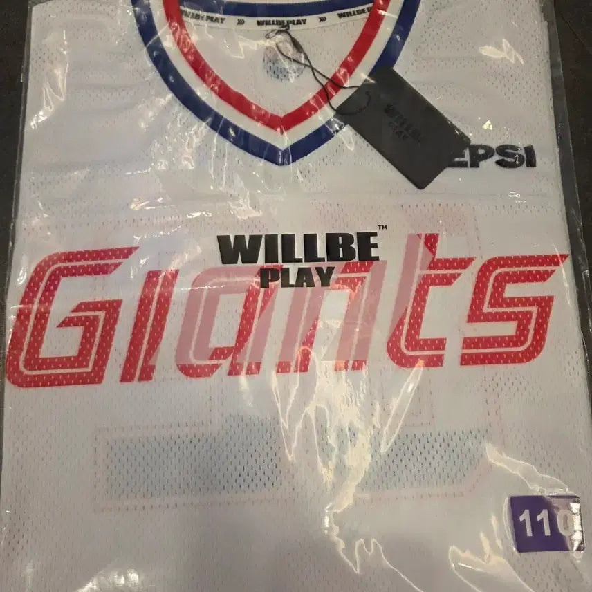 [BUNJANG] Lotte Giants Pepsi Hockey Jersey XL / 롯데자이언츠 펩시 하키티 110,XL 판매합니다.