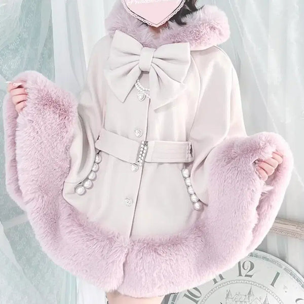 [BUNJANG] Mazs Primero Poncho Pink Violet "Gyopon" Princess Melody / 교판 / 마즈 프리메로 판초 핑크 바이올렛 양지뢰 프린세스 멜로디