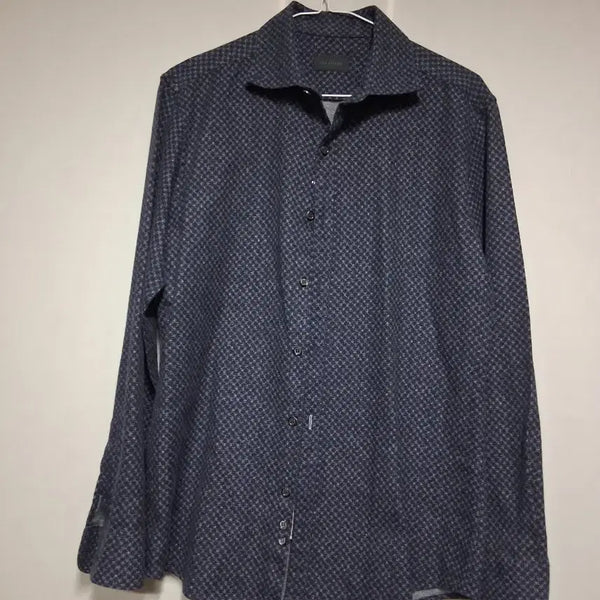 [BUNJANG] Paltò Gallery Pattern Navy Men's Shirt (Size 95) / 팔질레리 셔츠 네이비 패턴 남성 셔츠(95)