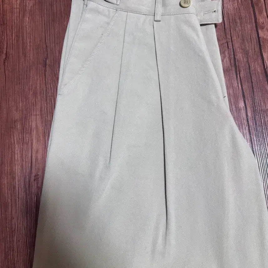 [BUNJANG] Known Wide Chino Pants Beige / 노운 와이드 치노팬츠 베이지 0
