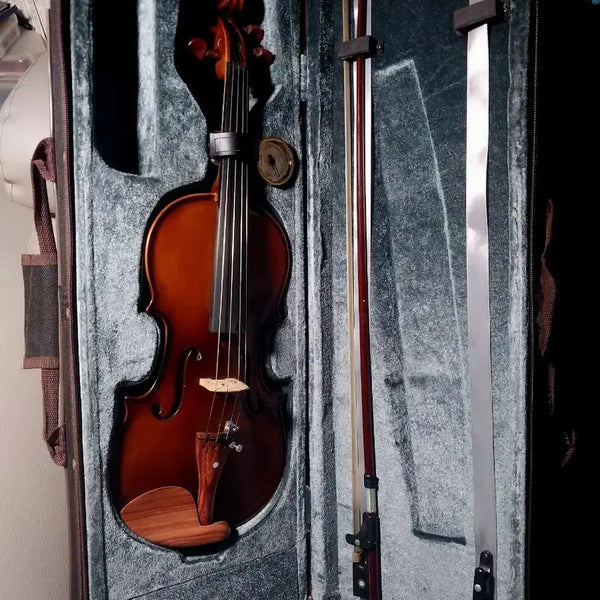 [BUNJANG] Beginner/Intermediate Violin Outfit (201B) with Premium Hard Case / [고급 사각케이스 포함] 입문용, 중급용 바이올린 (201B)