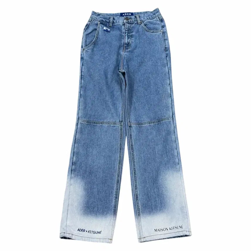 [BUNJANG] Maison Kitsuné x ADER Error Fog Denim Pants Blue A2 / 메종 키츠네 x 아더에러 포그 데님 바지 블루 A2