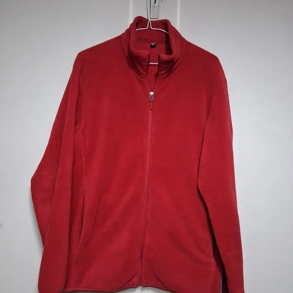 [BUNJANG] Uniqlo Fleece Zip-Up Jacket Red (Size 100) / 유니클로 플리스 집업 자켓 레드(100)"초특가"