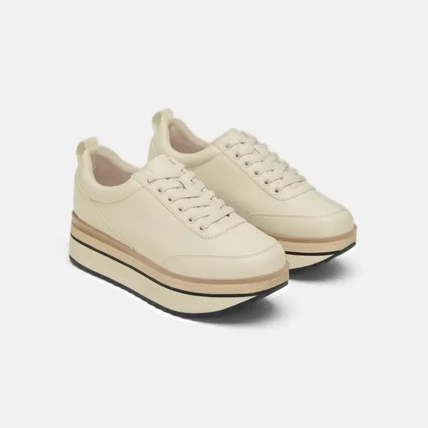 [BUNJANG] Zara Platform Sneakers Beige 265 / (땡처리)자라 플랫폼 스니커즈(41)265