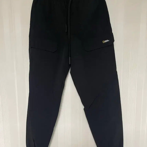 [BUNJANG] National Geographic Women's Jogger Training Pants Black / 네셔널 지오그래픽 바지